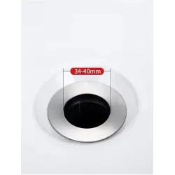 Kitchen / bathroom sink plug - pop-up buttonSink strainers