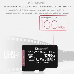 Kingston - micro SD geheugenkaart - 32GB - 64GB - 128GB - 256GB - 512GBGeheugen & opslag