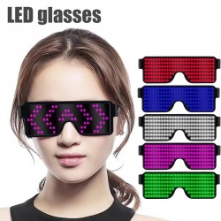 LED-bril - Werkt op batterijen / USBFeest