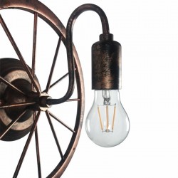 Vintage industrial wheel - wall lampWall lights