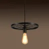 Vintage ceiling lamp - iron wheelCeiling lights