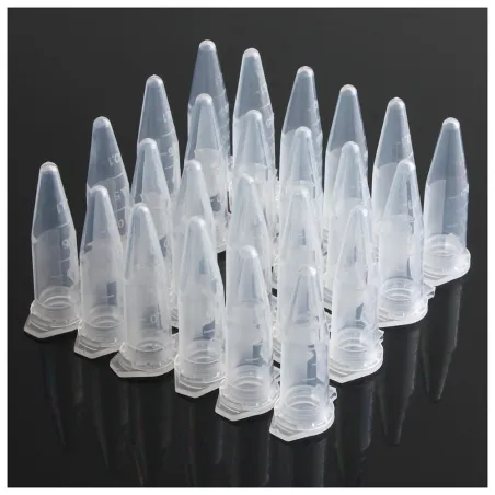 Mini plastic testlaboratorium centrifugebuisjes - 42*11mm - 100 stuksCentrifugebuizen
