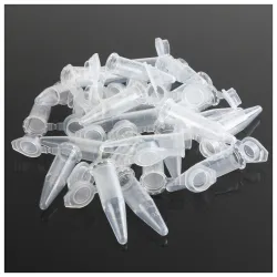 Mini plastic testlaboratorium centrifugebuisjes - 42*11mm - 100 stuksCentrifugebuizen