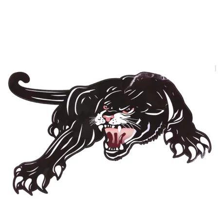 Zwarte tijger - vinyl autostickerStickers