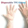 Wegwerp transparante handschoenen - voor voeding / medisch / chirurgisch gebruik - 100 stuksHuid