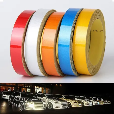 Reflecterende tape - auto/motorsticker - 1 cm * 5 mtrStickers
