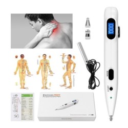 Elektronischer Akupunkturstift - Meridianenergie - Schmerzlinderung - Körpermassage