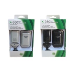 Xbox 360 - 4800mah batterij - oplaadstation - kabelControllers