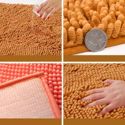 Fluffy badmat - tapijt - antislipTapijten