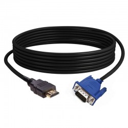 HDTV - HDMI male naar VGA - HD-15 male - 15Pin - adapter - kabel - 1080P - 1.8mKabels