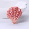 Kristallen schelp - elegante brocheBroches