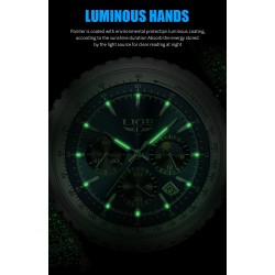 LUIK - luxe quartz horloge - lichtgevend - roestvrij staal - waterdicht - roségoudHorloges