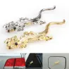 Metalen hagedis met kristallen - autostickerStickers