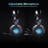 ZOP N43 - gaming headphones - headset with microphone / LED lightsHeadsets