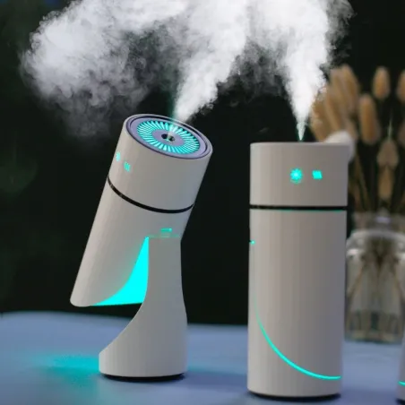 Ultrasonic air humidifier - adjustable - USB - LED - 260mlHumidifiers