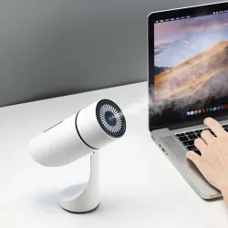 Ultrasone luchtbevochtiger - regelbaar - USB - LED - 260mlLuchtbevochtigers