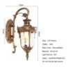 Retro outdoor wall lamp - waterproof - with glass fixture - E27Wall lights