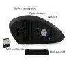 Ergonomische verticale draadloze muis - USB - optisch - 1600 DPI 6D - met LED-verlichtingMuizen