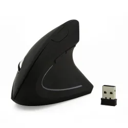 Ergonomische verticale draadloze muis - USB - optisch - 1600 DPI 6D - met LED-verlichtingMuizen
