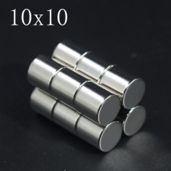 N35 - neodymium magneet - sterke ronde schijf - 10mm * 10mmN35