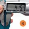 Stoffen rits - met 10 schuivers - 5mTextiel