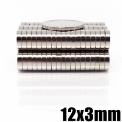 N35 - neodymium magnet - strong round disc - 12mm * 3mmN35