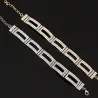 Elegante brede kristallen armbandArmbanden