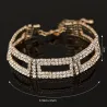 Elegante brede kristallen armbandArmbanden