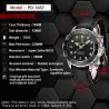 PAGANI DESIGN - modieus automatisch horloge - roestvrij staal - mesh band - zwartHorloges