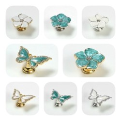Dekorative Möbelgriffe – Knöpfe – Schmetterlinge – Blumen