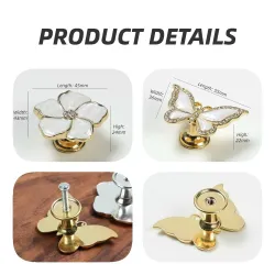 Decorative furniture handles - knobs - butterflies - flowersFurniture