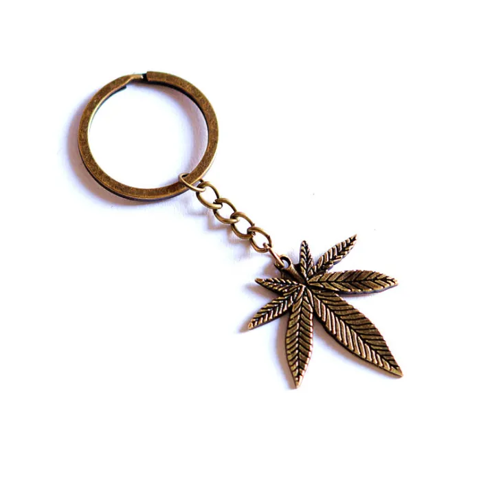 Maple leaf metal keychain - 20 piecesKeyrings