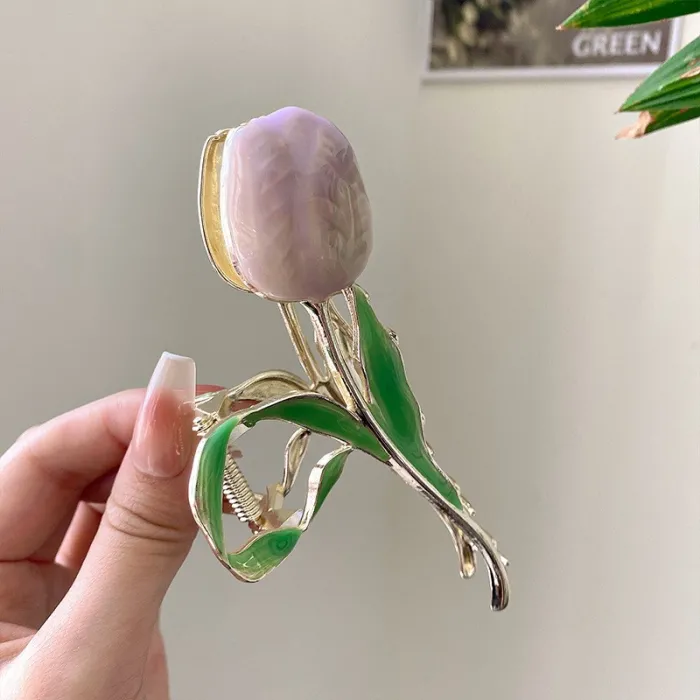 Tulpvormige haarclipHaarspelden