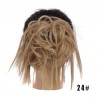 Fake hair bun - elastic scrunchie with synthetic hair - wigWigs