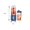 Multifunctionele blender met 6 messen - sapcentrifuge / smoothiemaker / ijsbreker - USBDrinkwaren