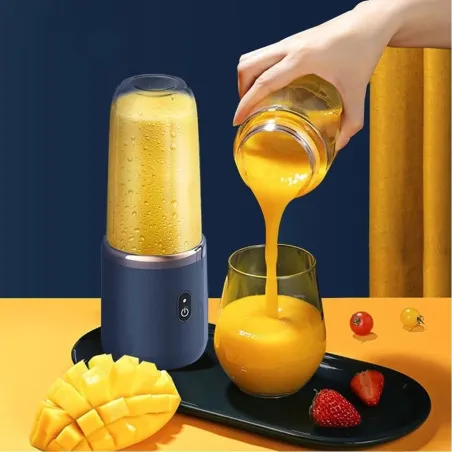 Multifunctionele blender met 6 messen - sapcentrifuge / smoothiemaker / ijsbreker - USBDrinkwaren