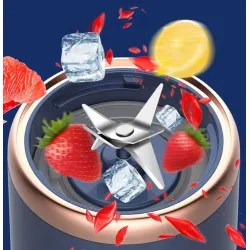 Multifunctionele blender met 6 messen - sapcentrifuge / smoothiemaker / ijsbreker - USBDrinkwaren