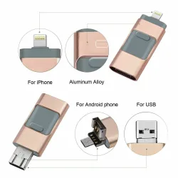 OTG-microflashdrive voor twee doeleinden - USB 3.0 - voor iPhone / AndroidAccessoires