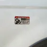 Grappige autosticker - Waarschuwing in machinesStickers
