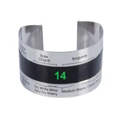 Wijnflesthermometer - roestvrijstalen clip - met LCD-displayBar producten