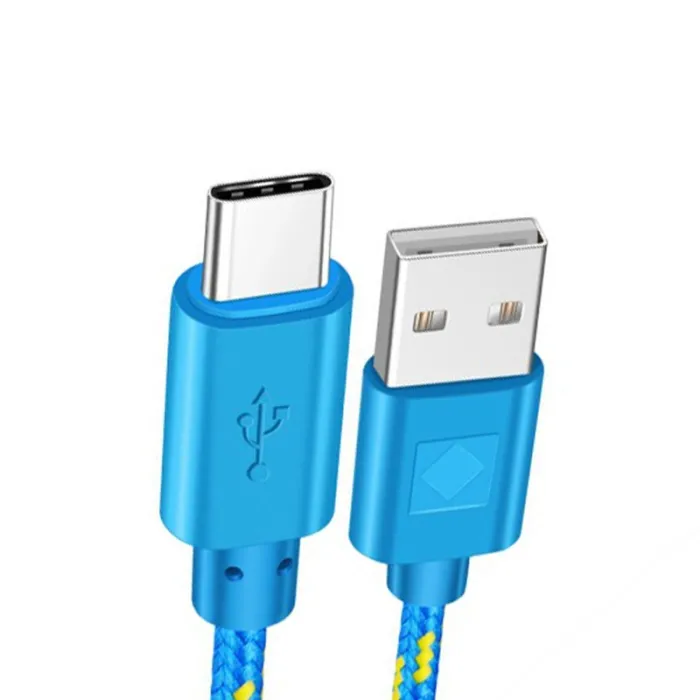 Nylon braided cable - data / sync / fast charging - USB Type CCables