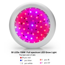 Pflanzenwachstumslicht – LED – UFO-Lampe – Vollspektrum – Hydrokultur – 150 W