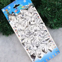 Decoratieve kerstboomstrikken - 12 stuksKerstmis