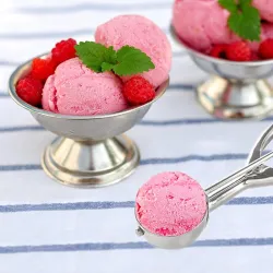 RVS schep - veerhandvat - voor ijs/aardappelpuree - 3 stuksBestek