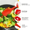 Siliconen keukengerei - non-stick - 10 stuksBestek