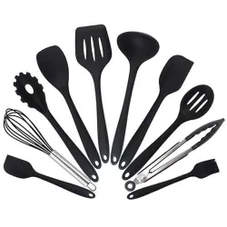 Siliconen keukengerei - non-stick - 10 stuksBestek
