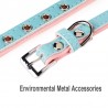 Honden/katten halsband - ID Tag - gepersonaliseerd - gegraveerd - leerHalsbanden en lijnen