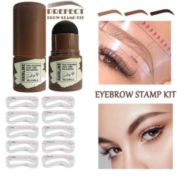 Colored eyebrow stamp - with stencils - professional shaping kitEyes
