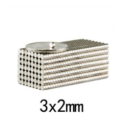 N35 – Neodym-Magnet – starke Scheibe – 3 mm * 2 mm – 100 Stück