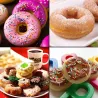 Silicone donut mold - non-stick baking tray - 18 holesBakeware